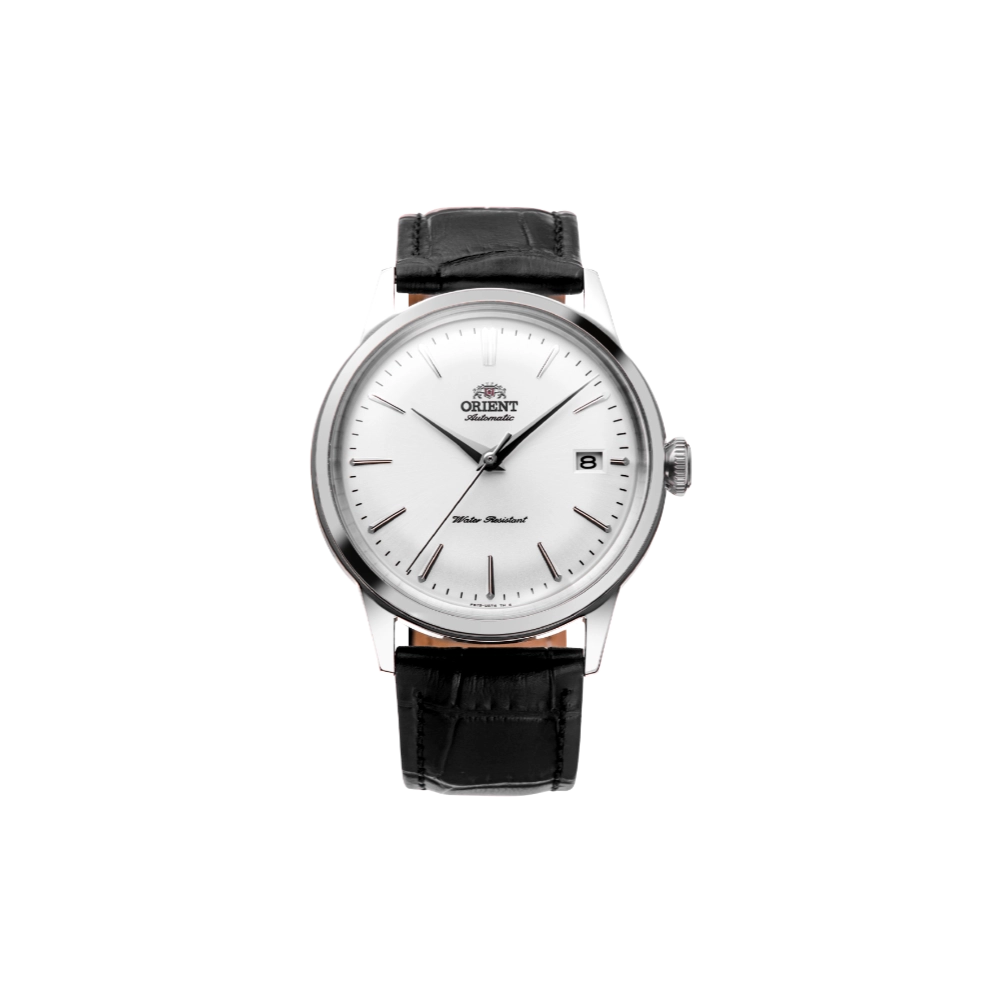 Orient RA-AC0M03S Bambino Version 7 White Dial Black Leather Band Automatic - Image 1